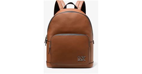 michael kors mens cooper pebbled leather backpack|Michael Kors Backpack new collection.